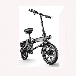Tingyin Bicicletta Elettrica Pieghevole Batteria al Litio Bicicletta Elettrica Per Adulti Due Ruote ad Alta Potenza Batteria Da Viaggio Auto Guida Piccola Batteria Di Auto Nero