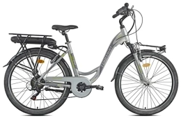 TORPADO Bici elettriches Torpado Afrodite T255 26'' 6v Bafang 468Wh Silver (City Bike Elettriche))