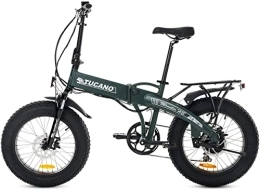 Tucano Bikes Bici Tucano Bikes Monster 20" HB 2023, Bicicletta elettrica Unisex Adulto, Verde, Unico