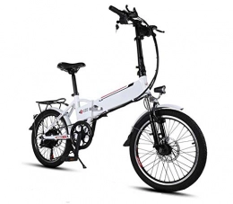 TX Bici elettriches TX Bici elettrica Pieghevole Mini Dimensioni Interruttore per 48V Batteria al Litio da 20 Pollici in Lega di Alluminio da 20 kg, Ingresso di Carica USB