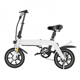 TX Bici elettriches TX Bicicletta Elettrica Pieghevole di Piccole Dimensioni Batteria al Litio Bici da Viaggio per Adulto A velocità Variabile Leggera, 15km25km