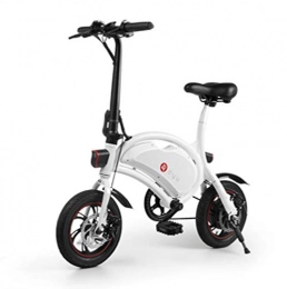 TX Bici elettriches TX Lega di Alluminio Intelligente Pieghevole Bici Elettrica Ciclomotore Bicicletta 10.4Ah Batteria 14 ''Tire 250 W Motore, White