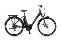 Unbekannt Bici elettriches Unbekannt Winora Sima 7 300 Pedelec 2019 - Bicicletta elettrica da Trekking, Colore: Nero, Nero Opaco, 54 cm