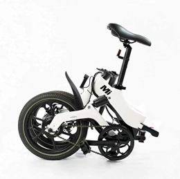 Woodtree Bici Uno - pieghevole bici elettrica (2020 Edition) - Lhtweht pieghevole Compact eBike for il pendolarismo e tempo libero - 16 pollici ruote, sospensione posteriore, Pedale Assist unisex biciclette, 250W /