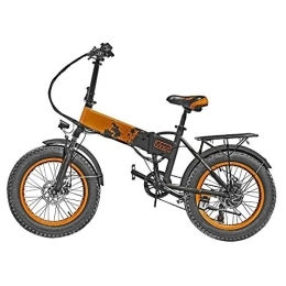 VINCO Bici elettriches VINCO Bici ELETTRICA con PEDALATA ASSISTITA 12000-250W - Arancione (MYT-20)