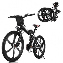Vivi Bici elettriches VIVI 26" 350W pieghevole elettrico pieghevole ripiegabile Mountain Bike 36V 8AH rimovibile batteria integrale ruota E-Bike