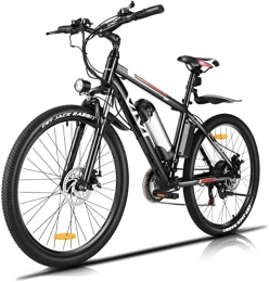Vivi Bici elettriches Vivi Bicicletta elettrica da mountain bike da 26 pollici, con batteria rimovibile da 36 V / 8 Ah, cambio a 21 marce, velocità massima di 25 km / h / chilometraggio, ricarica fino a