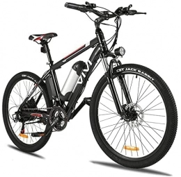 Vivi Bici elettriches VIVI Bicicletta Elettrica per Adulti Bici Elettriche da 26"con Motore da 250W, Batteria Rimovibile da 36V / 8 Ah / Cambio a 21 Velocità / Ricarica Chilometraggio Fino a 25 Miglia