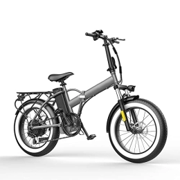 WASEK Bici elettriches WASEK Biciclette elettriche pieghevoli, guida di veicoli elettrici a velocità variabile, scooter con batteria al litio, veicoli elettrici per pendolarismo (gray 10A)