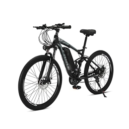 WASEK Bici elettriches WASEK Mountain bike elettrica, ciclomotore fuoristrada a doppia scossa a velocità variabile, bicicletta elettrica, scooter pendolari lavoro (gray 10A)