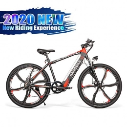 WeiX Bici elettriches WeiX Biciclette elettriche per Adulti, Biciclette Mountain Beach Neve Bike per Adulti Batteria al Litio Che Piega E-Bike, City Mountain Biciclette Booster Intelligente Mountain Bike