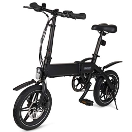 Whirlwind Bici elettriches Whirlwind C4 Lightweight 250W Electric Foldable Pedal Assist E-Bike with LG Battery, UK Made - Black