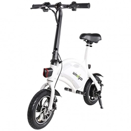 TOEU Bici Windgoo Bicicletta Elettrica, Bici Elettrica Pieghevole, 36V 6.0AH Litio Batteria, Pneumatici da 12"Pieni d'aria, velocità Max 25km / h…