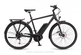 Winora Bici elettriches Winora Sinus Tria 9 Bosch Bicicletta elettrica 2019 (60 cm, nero opaco da uomo)