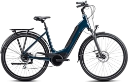 Winora Bici WINORA Tria 8 28'' 8v 400Wh Bosch Active Plus Blu 2022 Taglia 46 (City Bike Elettriche))