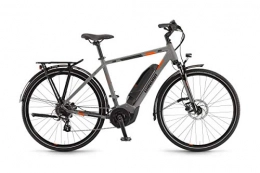 Winora Bici Winora Yucatan 8 400 Pedelec Bicicletta elettrica Trekking, Grigio 2019: 52 cm