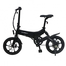 Wodeni Bici Wodeni Electric Folding Bike Bicycle Adjustable Portable Sturdy for Cycling Outdoor Nero