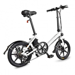 Wusong Bici elettriches Wusong (Consegnato in 3~7 Giorni Bicicletta elettrica Motor Motore in Lega Leggera in Alluminio da 16 Pollici da 250 W con Motore Casual per Esterni