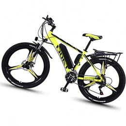 WXX Bici elettriches WXX Adulti Mountainbicycle Elettrico, con 8AH Rimovibile Batteria al Litio 350W 36V 26 '' Bici Elettrica 21-velocità Mountain Bike, Adatta per Gli Sport Esterni, Giallo, 13AH