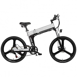 WXX Bici elettriches WXX Portatile Pieghevole elettrica della Bici di Montagna, 24 Pollici Bicicletta elettrica 48V10AH 480W Batteria al Litio Mountain E-Bike, per Esterno in Bicicletta, 10AH
