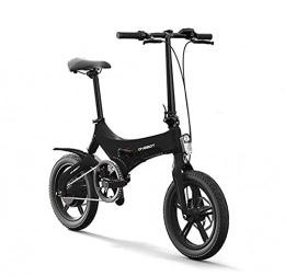 XBSXP Bici elettriches XBSXP Bicicletta elettrica Pieghevole E-Bike Leggera 250W 36V con Pneumatico da 14 Pollici e Schermo LCD con parafango