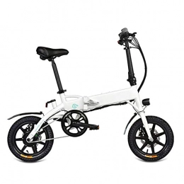 XBSXP Bici elettriches XBSXP Biciclette elettriche Pieghevoli per Adulti Biciclette elettriche Comfort Biciclette da Strada 14 Pollici, Batteria al Litio da 11, 6 Ah, Lega di Alluminio, con Freno a Disco