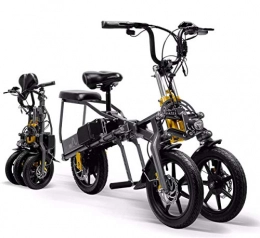 XCBY Bici elettriches XCBY Bicicletta Elettrica Pieghevole, E-Bike Fold 350W 48V 15.6AH 14"Lega Leggera Bici Ripiegabile Elettrica
