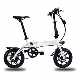 XFY Bici elettriches XFY 14 Pollici Bici Elettrica Pieghevole - E-Bike, per Uomo, Donna e Bambini velocit Massima 25 Km / H Chilometraggio 30-50 Km 250 W 36 V