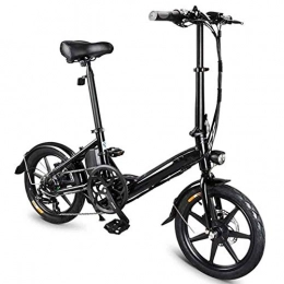 XFY Bici elettriches XFY Folding Bike, 16 Pollici Portable 250W Alluminio Pieghevole Bicicletta Elettrica, con Cambio Elettrico Assistito a 3 velocit e Batteria al Litio