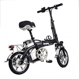 xianghaoshun Bici xianghaoshun Bicicletta elettrica Pieghevole da 14"con Batteria al Litio da 48 V 12 Ah, Bici elettrica Pieghevole per Adulti, Mountain Bike elettrica per Adulti
