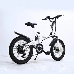 Xiuxiu Bici elettriches Xiuxiu Bicicletta elettrica Pieghevole da 20 Pollici Bicicletta Pieghevole elettrica E-Bike, 35 km / h Bicicletta elettrica da Montagna con capacit Batteria al Litio, Indicatore LED, Max 250W