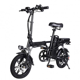 XXZ Bici elettriches XXZ Bicicletta elettrica, 14 Pollici, Smart Folding Portatile, 48V, 8Ah, Batteria al Litio E-Bike E-Bike Pieghevole