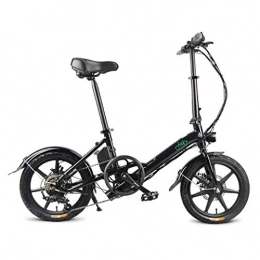 YANGMAN-L Bici elettriches YANGMAN-L Folding Bike Elettrico, da 16 Pollici Pieghevole elettrica Commuter Bike Ebike con 36V 7.8Ah Batteria al Litio, Nero