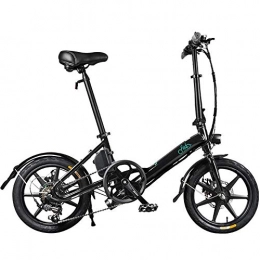 yichengshangmao Bici elettriches yichengshangmao Mini Bici elettrica Pieghevole in Lega di Alluminio a 6 velocit con Pneumatico da 16 Pollici, mozzo da 250 W, Motore da 36 V.