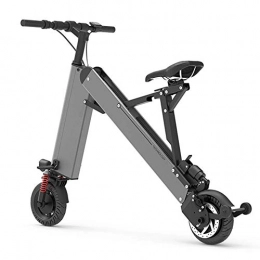 YLJYJ Bici elettriches YLJYJ Electric Bike, Unisex Mini Pedal Electric Car Ultra Lightweight Scooter Aluminum Alloy Frame Adult Two-Wheel Folding Travel Battery Car(Exercise Bikes)