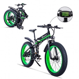 YONGXINXUZE Bici elettriches YONGXINXUZE City Bike 1000W Neve Telaio in Lega di Alluminio Bici da Spiaggia 26 Pollici 48V Batteria al Litio Bici