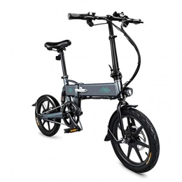 yorten Bici elettriches yorten Motore brushless E-Bike 250 W ciclomotore ciclomotore Bicicletta elettrica a velocit variabile da 16 Pollici 36V 7.8AH - Grigio / Bianco