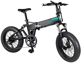 YPLDM Bici elettriches YPLDM Biciclette elettriche Pieghevoli per Adulti Biciclette per Biciclette Ibridi Hybrid Recumbent Bikes20 Pollici, Batteria al Litio 11.6ah, Lega di Alluminio, Nero