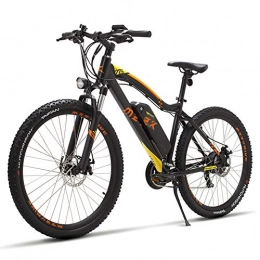 YRWJ Mountain Electric Bicicletta Smontabile 48V Batteria Al Litio Per Bicicletta A Velocità Variabile Ciclomotore Adulto (27,5 Pollici),Black（48V7.8AH）-75 * 180 * 105cm