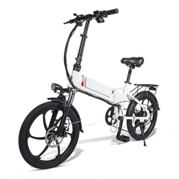 YUN&BO Bici elettriches YUN&BO Bici elettrica, 20 Pollici Pieghevole Bicicletta elettrica con Display 10.4Ah agli ioni di Litio e LED, Leggero Mountain Bike per Escursioni in Bicicletta Viaggi