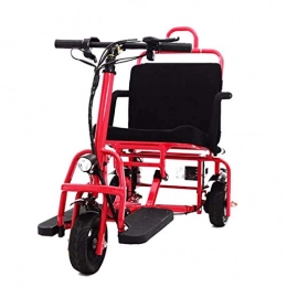 YWX Bici YWX Adulti Triciclo Motorizzato Electric Drive Triciclo per Adulti Pieghevole in Acciaio Telaio Sedile Comodo E Confortevole con Batteria al Litio