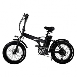 ZDJ Bici elettriches ZDJ Bicicletta, elettrici ripiegabili 3 modalità Multiple Terreni Trasporto Lunga Crociera Stabile di smorzamento per Adulti Bianco Collare Viaggio Breve (48 V)