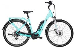 ZEG Bici elettriches ZEG Pegasus Solero E8 Sport CX Pedelec - Bicicletta elettrica da Donna, 28", Motore Centrale Bosch Performance Line CX, Batteria da 500 Wh, Colore: Blu, Blu / Turchese, 50 Centimetri