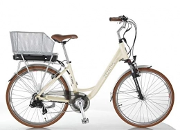 Zenith Bici elettriches Zenith Classic E-Bike Bicicletta elettrica Pedelec Citybike 26" Donna 150-170 cm Crema Modello 2019