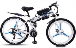 ZJZ Bici elettriches ZJZ Bicicletta elettrica Pieghevole E-Bike 26 `` Bicicletta elettrica con Motore 36V 350W e 21 velocità Gear Snow Bicycle Ciclomotore Elettrico Mountain Bike Telaio in Alluminio