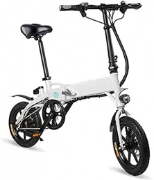 ZJZ Bici elettriches ZJZ Biciclette, Bicicletta elettrica Mountain Bike Pieghevole E-Bike, 3 modalità, Motore da 250 W, Batteria da 7, 8 Ah, Fari Anteriori a LED, Manubrio e Sedile Regolabili