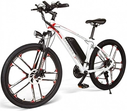 ZJZ Bici elettriches ZJZ Mountain Bike elettrica 26"48V 350W 8Ah Batteria agli ioni di Litio Rimovibile Biciclette elettriche per Freni a Disco per Adulti capacità di carico 100 kg