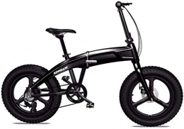 ZJZ Bici elettriches ZJZ Mountain Bike elettrica Pieghevole per Uomini Adulti, Bici da Neve da Spiaggia in Lega di Alluminio 350W, Bicicletta da Città con Batteria al Litio 36V 10.4AH, Ruote da 20 Pollici