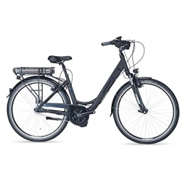 Zuendapp e Bike alluminio-City Green 6.0Premium | 28Zoll | Nero | S | 7Gang SHIMANO mozzo di | idraulica freno FELGE | Freno | Motore 250W | | portata di biciclette elettriche circa 100km | Reflex e attrezzi di pneumatici