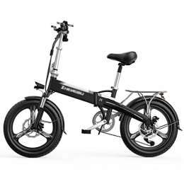 ZXQZ Bici ZXQZ Bici Elettriche per Adulti Ebike Pieghevole da 20", con Batteria Rimovibile da 48V, Gamma Massima 120 Miglia.